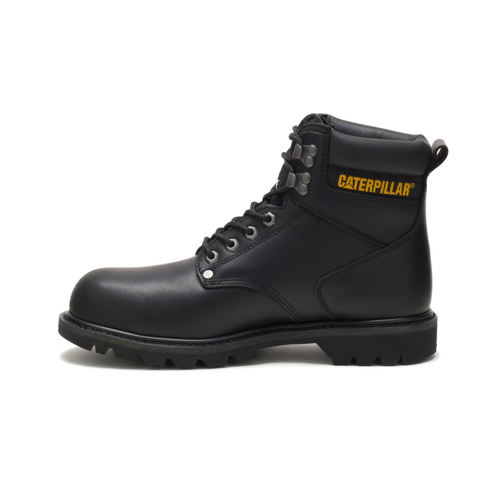 Botas Seguridad Caterpillar Second Shift Steel Puntera Hombre Negros | MX2930AP