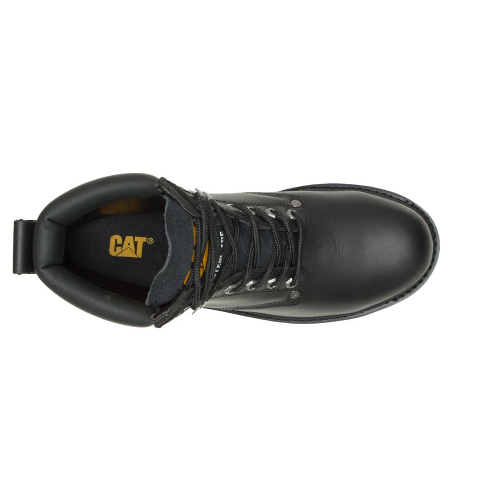 Botas Seguridad Caterpillar Second Shift Steel Puntera Hombre Negros | MX2930AP