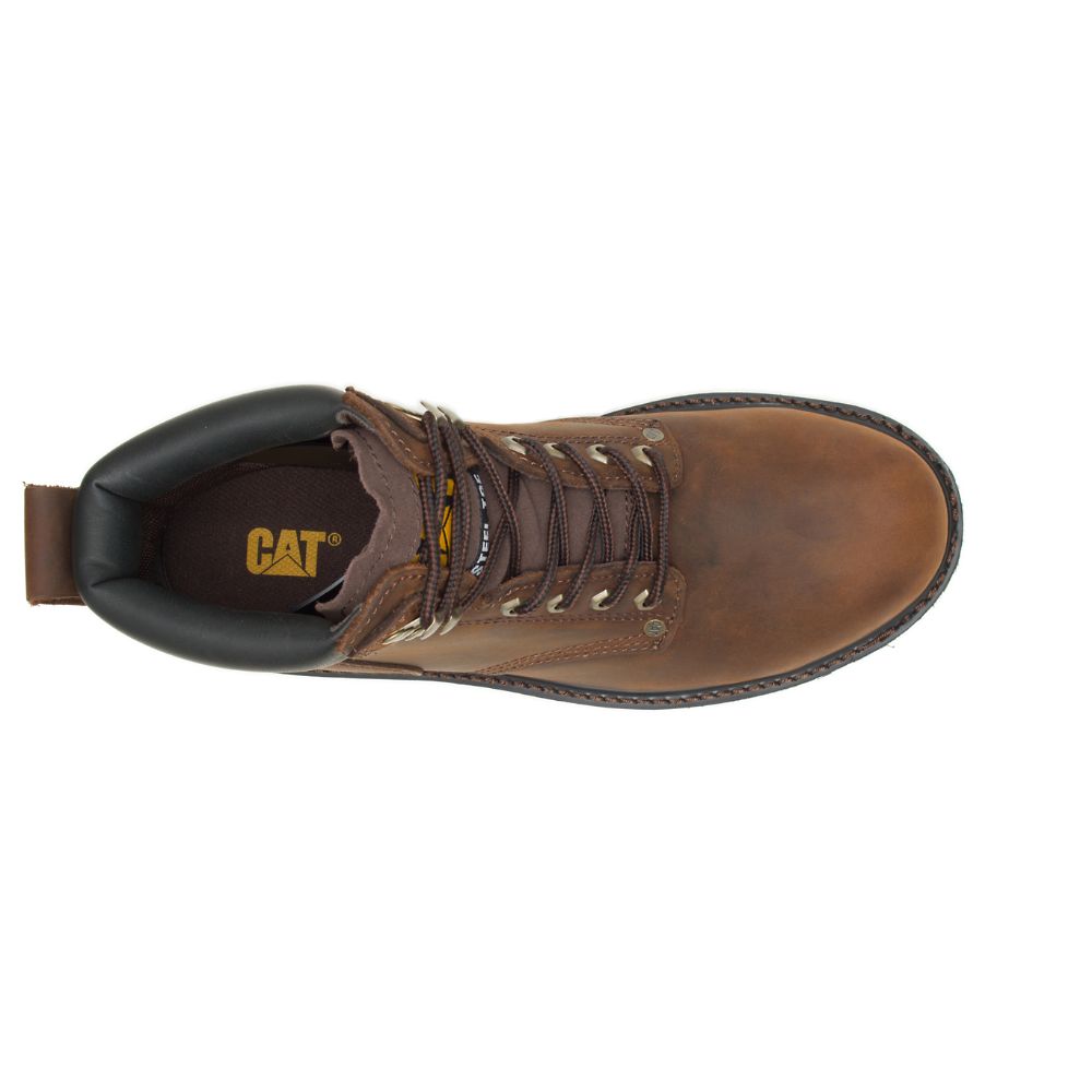 Botas Seguridad Caterpillar Second Shift Steel Puntera Hombre Cafes | MX2931PQ