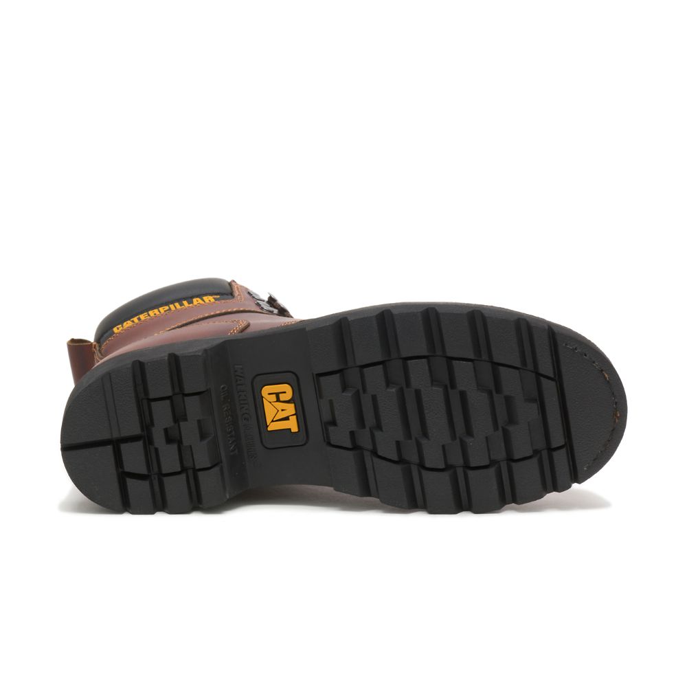 Botas Seguridad Caterpillar Second Shift Steel Puntera Hombre Vino | MX2933IS