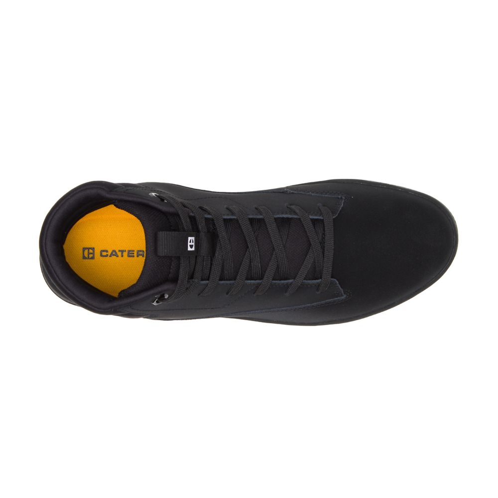 Tenis Caterpillar CODE Hex Hi Hombre Negros | MX2699AP