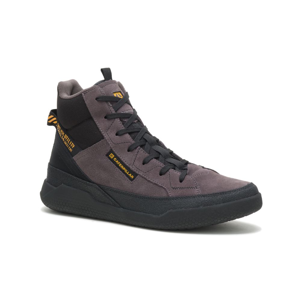 Tenis Caterpillar CODE Hex Hi Utility Hombre Morados | MX2669FM