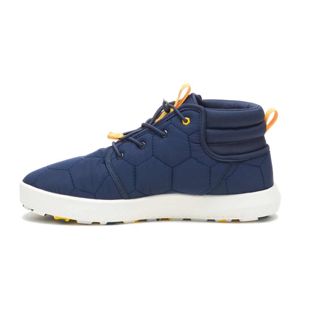 Tenis Caterpillar CODE Scout Mid Hombre Azules | MX2696FM