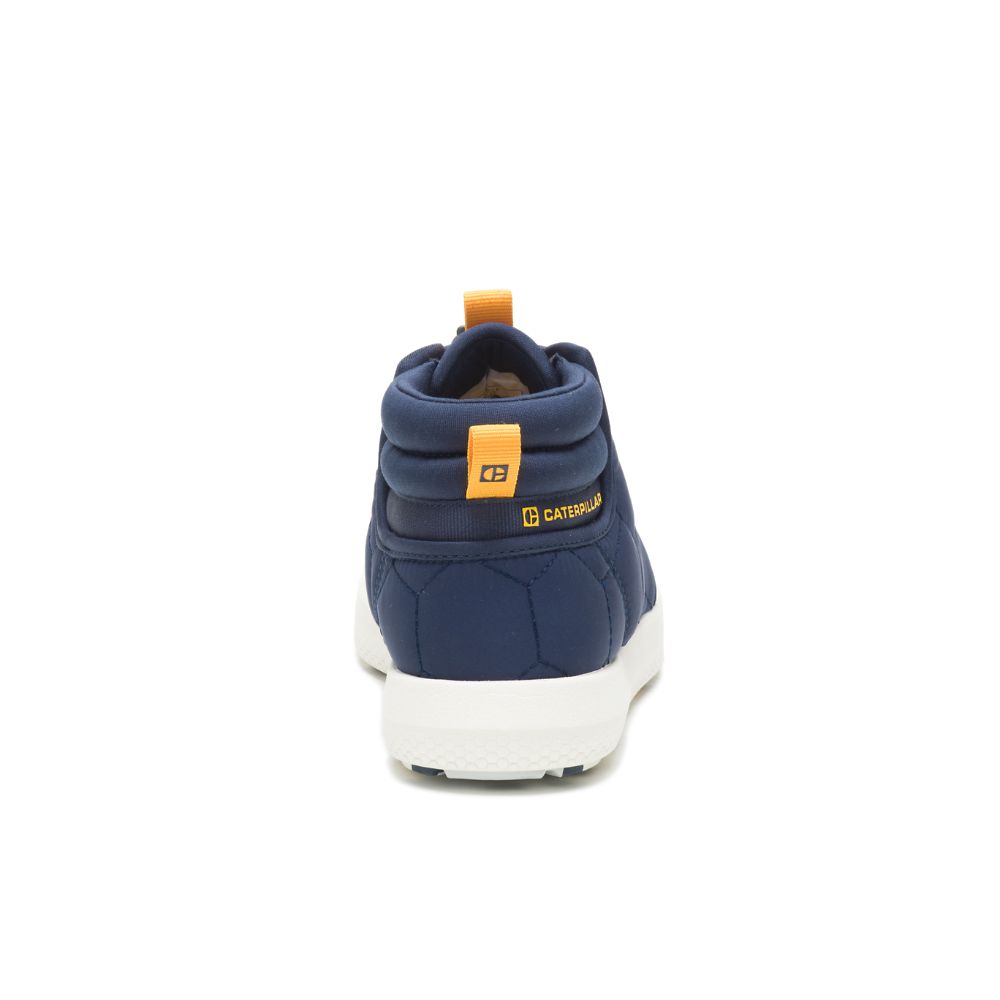 Tenis Caterpillar CODE Scout Mid Hombre Azules | MX2696FM