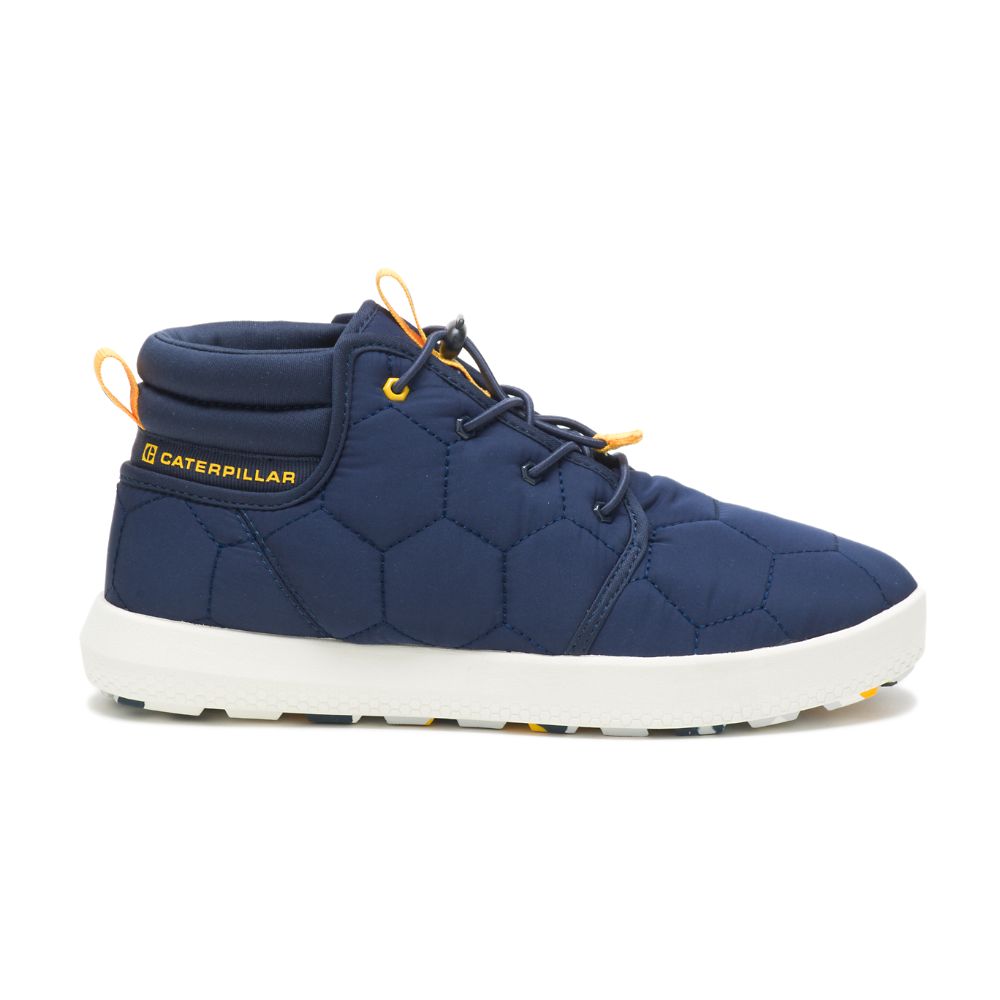 Tenis Caterpillar CODE Scout Mid Hombre Azules | MX2696FM