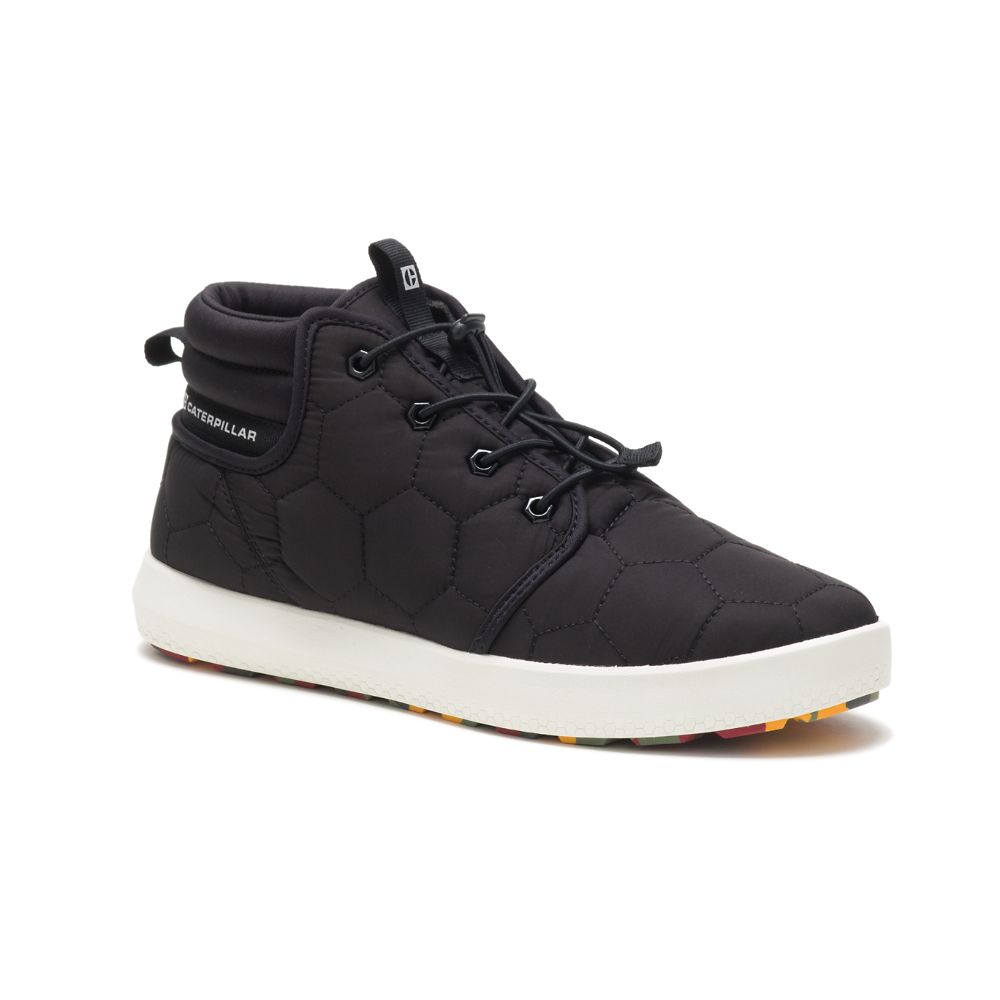 Tenis Caterpillar CODE Scout Mid Hombre Negros | MX2697DN