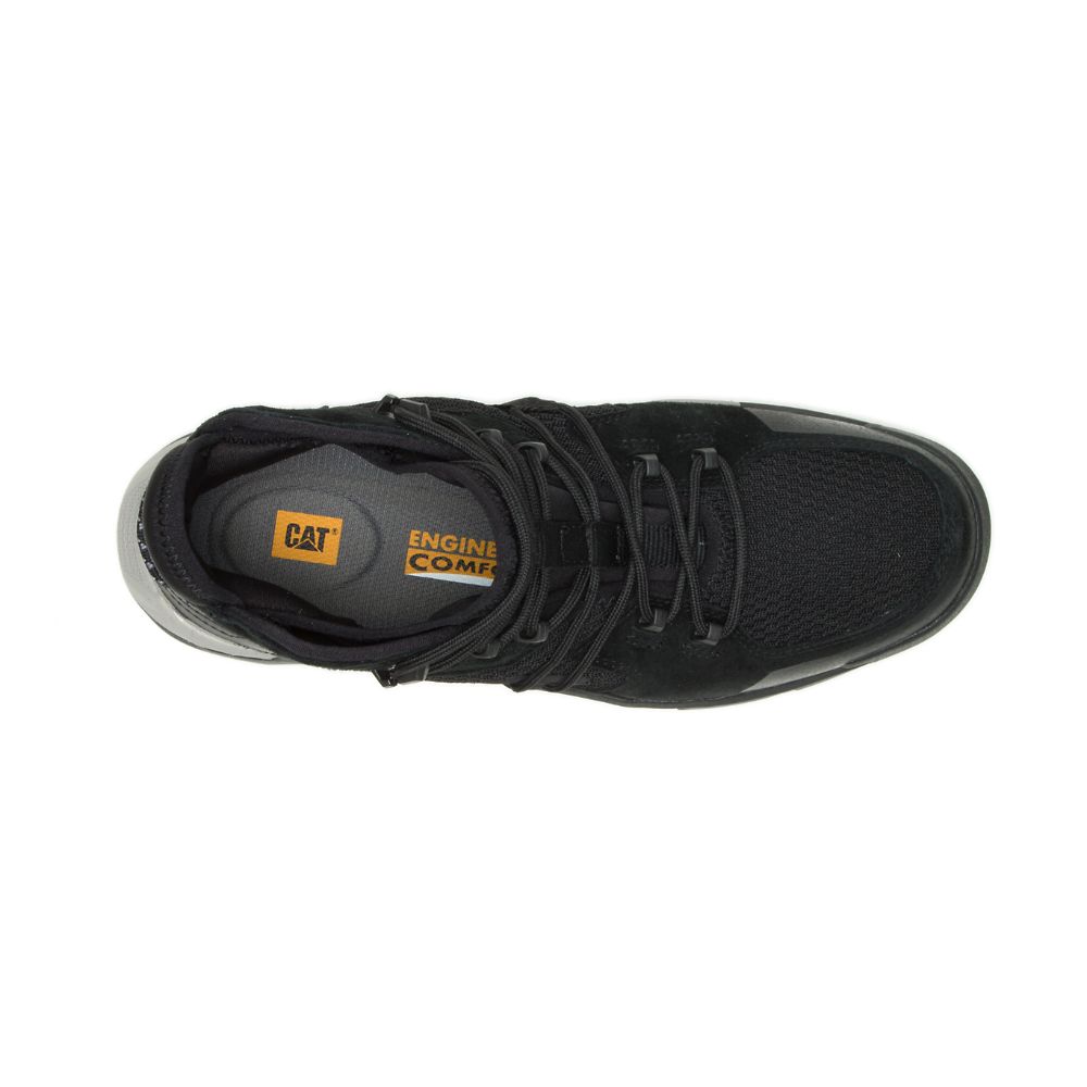 Tenis Caterpillar Crail Mid Hombre Negros | MX2708WY