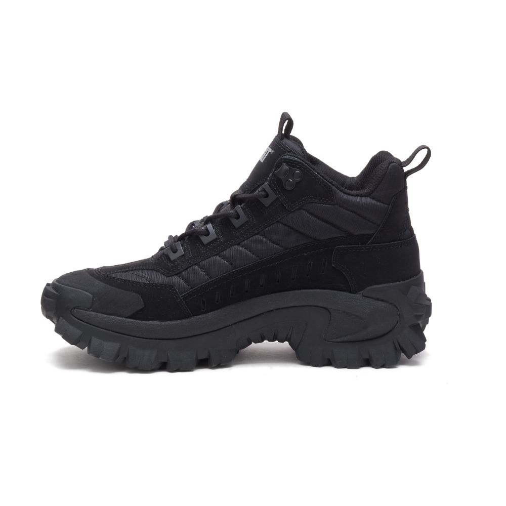 Tenis Caterpillar Intruder Mid Hombre Negros | MX2646AP