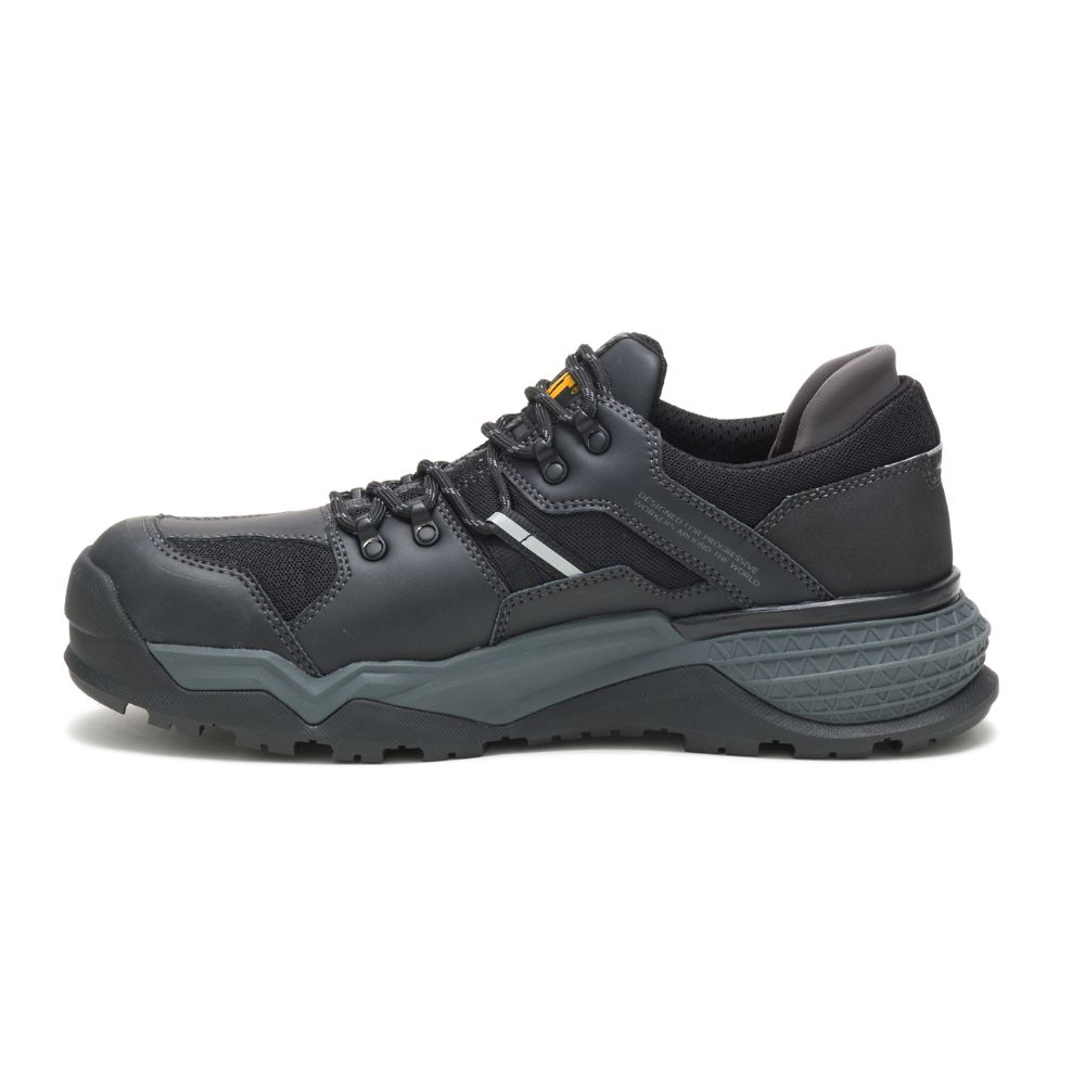 Tenis Impermeables Caterpillar Provoke Lo Alloy Puntera Hombre Negros | MX2615VD