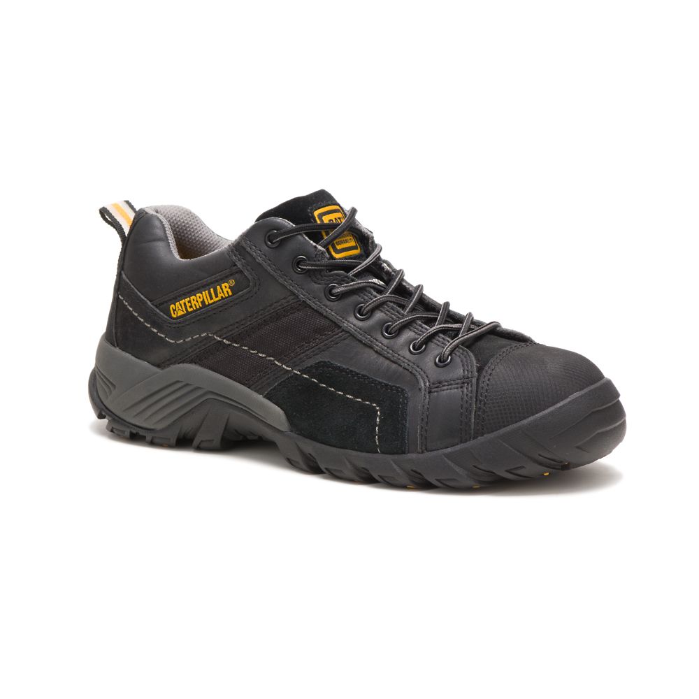 Tenis Para Caminar Caterpillar Argon Composite Puntera Hombre Negros | MX2635RW