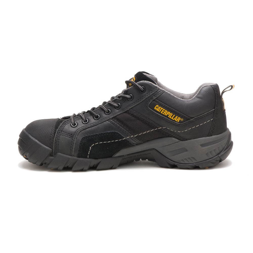 Tenis Para Caminar Caterpillar Argon Composite Puntera Hombre Negros | MX2635RW