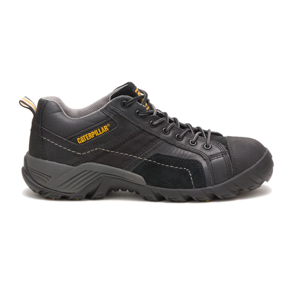 Tenis Para Caminar Caterpillar Argon Composite Puntera Hombre Negros | MX2635RW