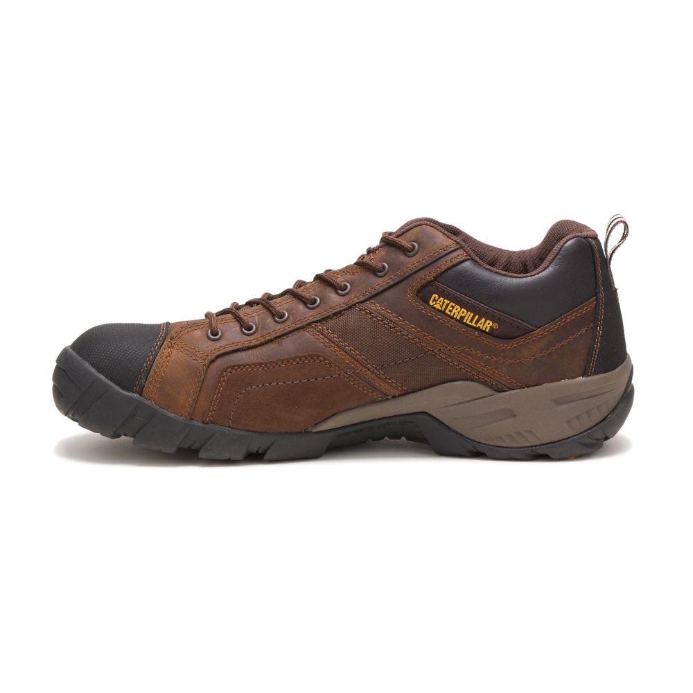 Tenis Para Caminar Caterpillar Argon Composite Puntera Hombre Cafes | MX2636EX