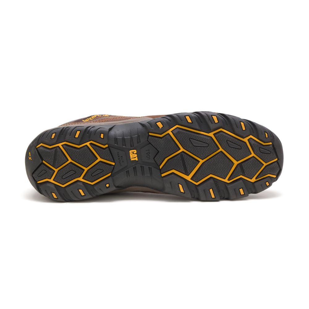 Tenis Para Caminar Caterpillar Argon Composite Puntera Hombre Cafes | MX2636EX