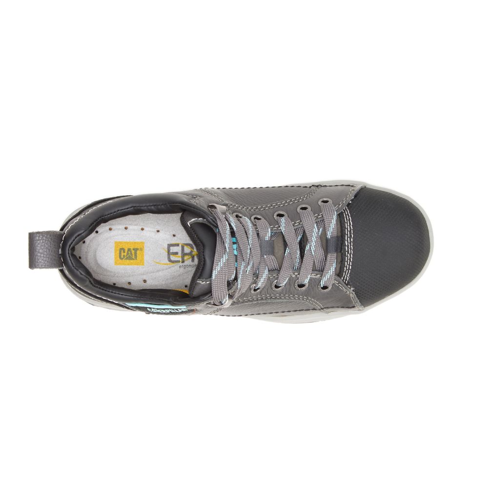 Tenis Para Caminar Caterpillar Brode Steel Puntera Mujer Grises | MX2420PQ