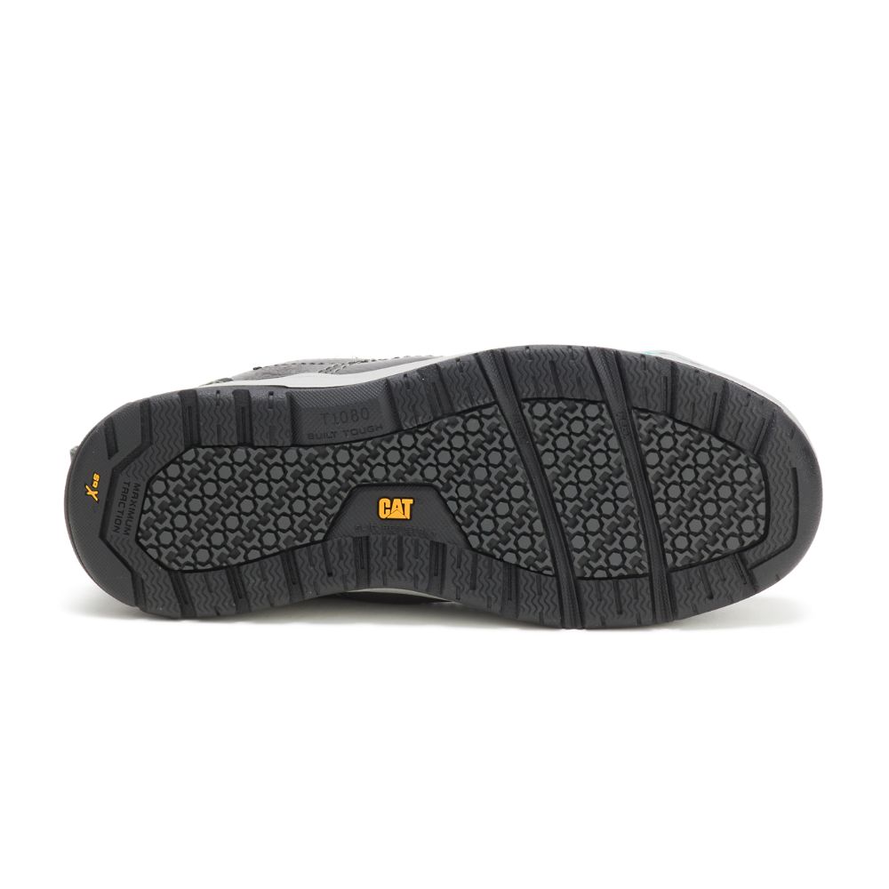 Tenis Para Caminar Caterpillar Brode Steel Puntera Mujer Grises | MX2420PQ