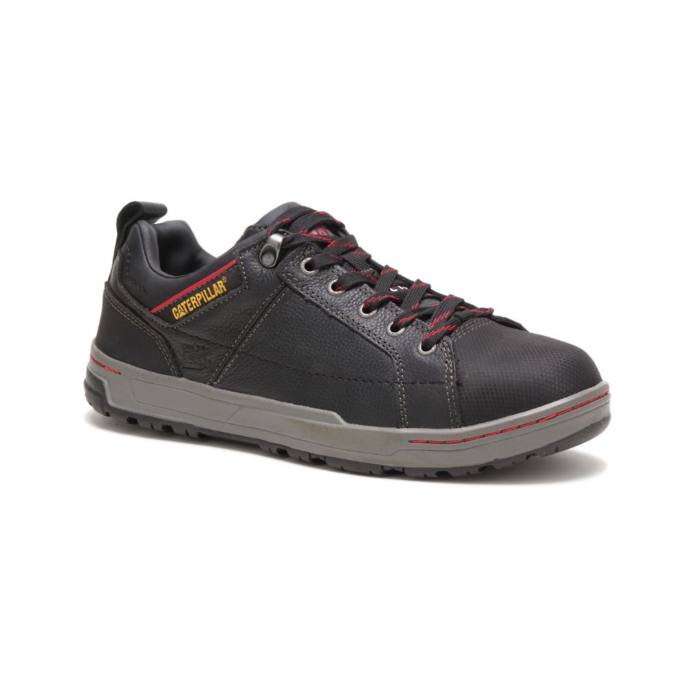 Tenis Para Caminar Caterpillar Brode Steel Puntera Hombre Negros | MX2639MA