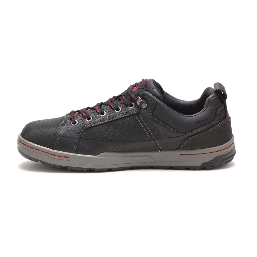 Tenis Para Caminar Caterpillar Brode Steel Puntera Hombre Negros | MX2639MA