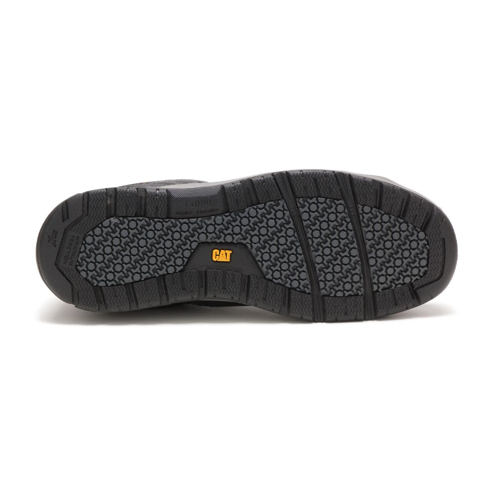 Tenis Para Caminar Caterpillar Brode Steel Puntera Hombre Negros | MX2639MA