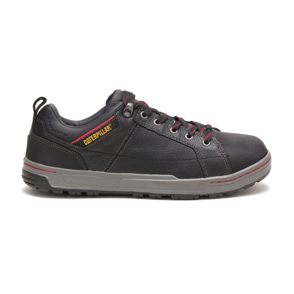 Tenis Para Caminar Caterpillar Brode Steel Puntera Hombre Negros | MX2639MA