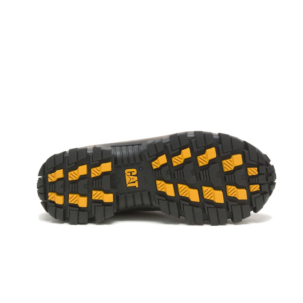 Tenis Para Caminar Caterpillar Invader Steel Puntera Hombre Cafes | MX2620KI