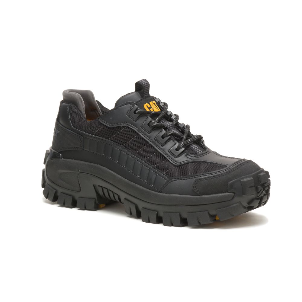 Tenis Para Caminar Caterpillar Invader Steel Puntera Hombre Negros | MX2622HK