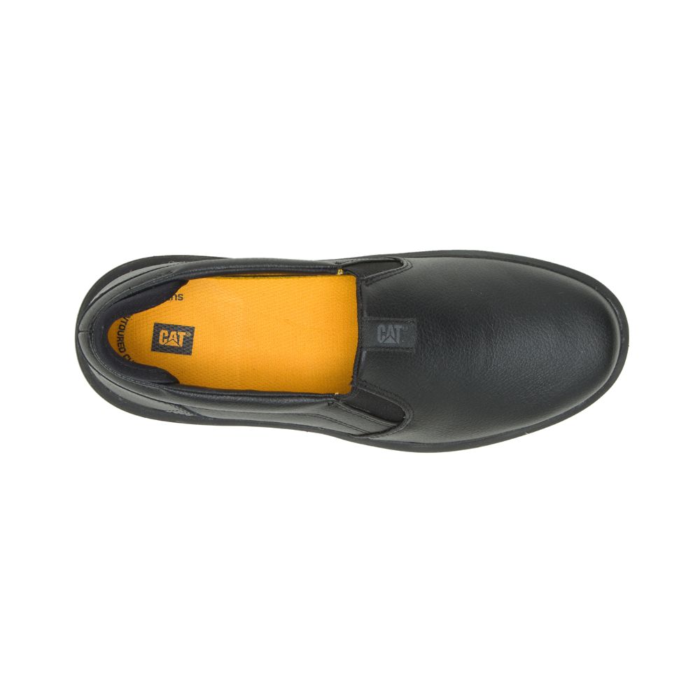 Tenis Para Caminar Caterpillar ProRush SR+ Slip-On Mujer Negros | MX2421OR