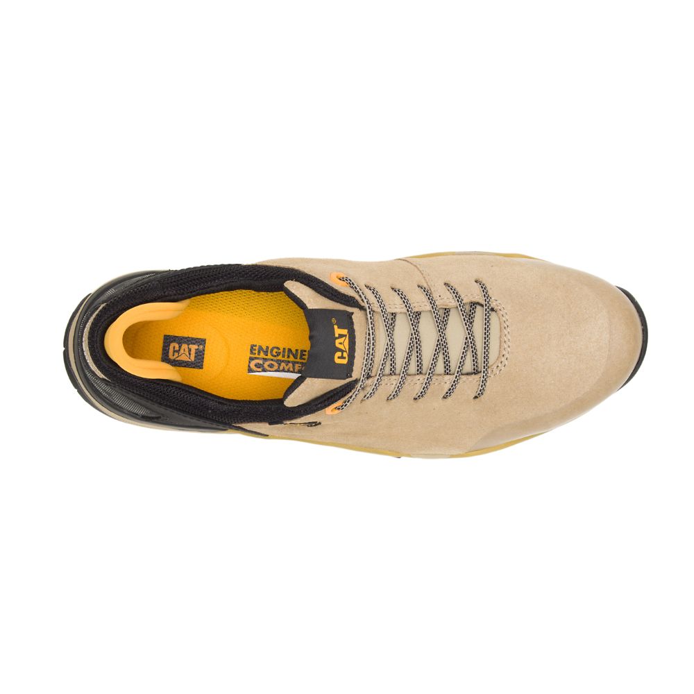 Tenis Para Caminar Caterpillar Sprint Gamuza Alloy Puntera Hombre Marrom | MX2625FM