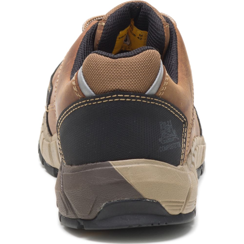 Tenis Para Caminar Caterpillar Streamline Cuero Composite Puntera Hombre Marrom | MX2632UT