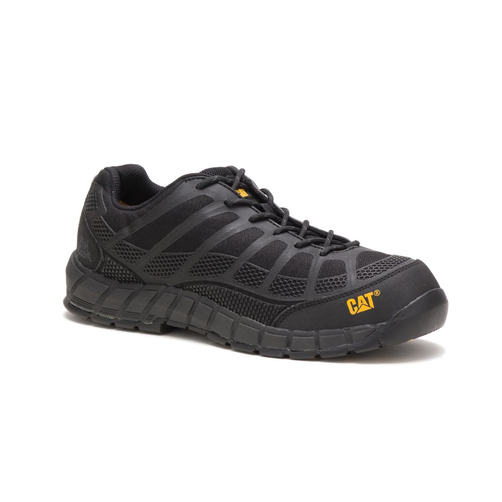 Tenis Para Caminar Caterpillar Streamline Composite Puntera Hombre Negros | MX2642GL