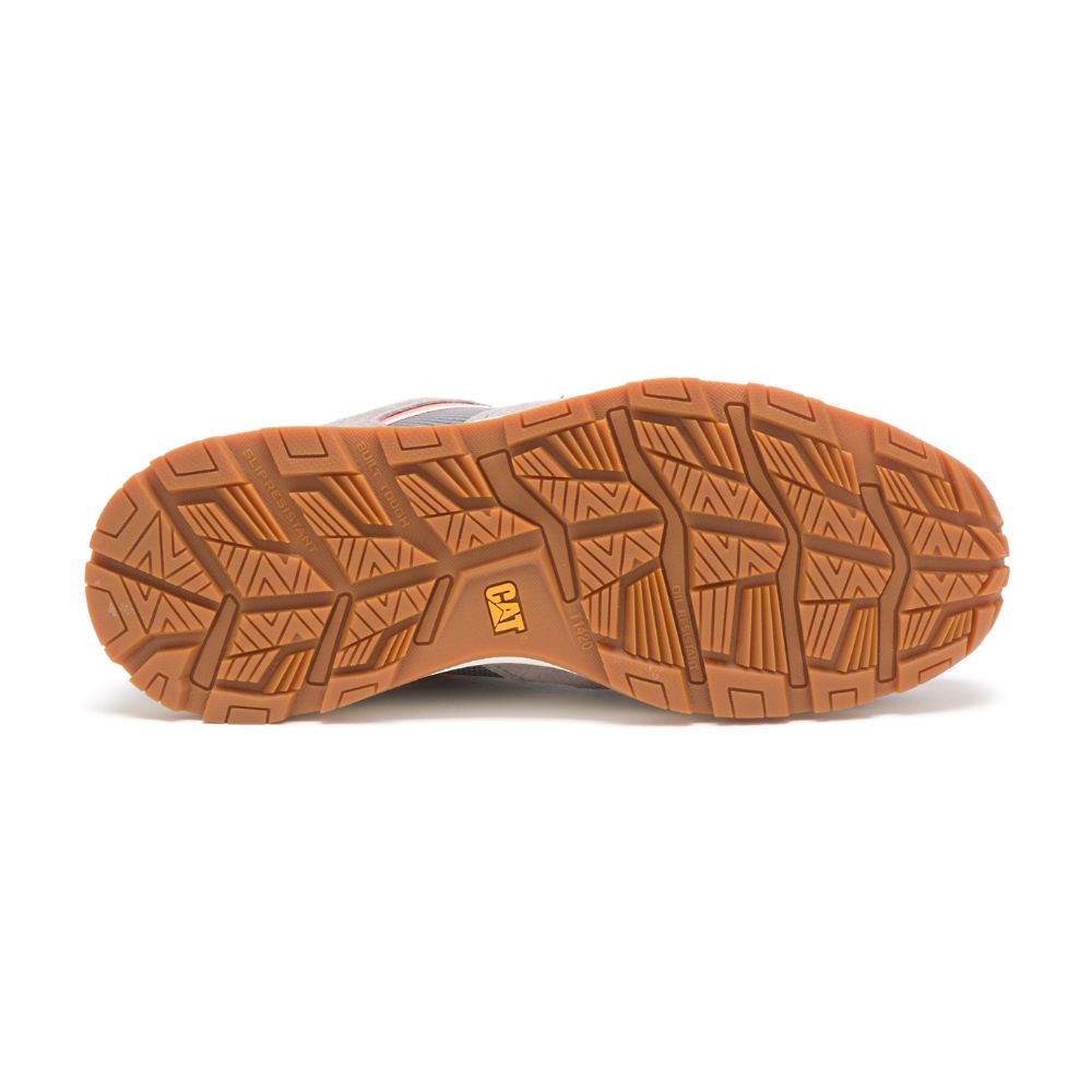 Tenis Para Caminar Caterpillar Woodward Steel Puntera Mujer Kaki | MX2418SO