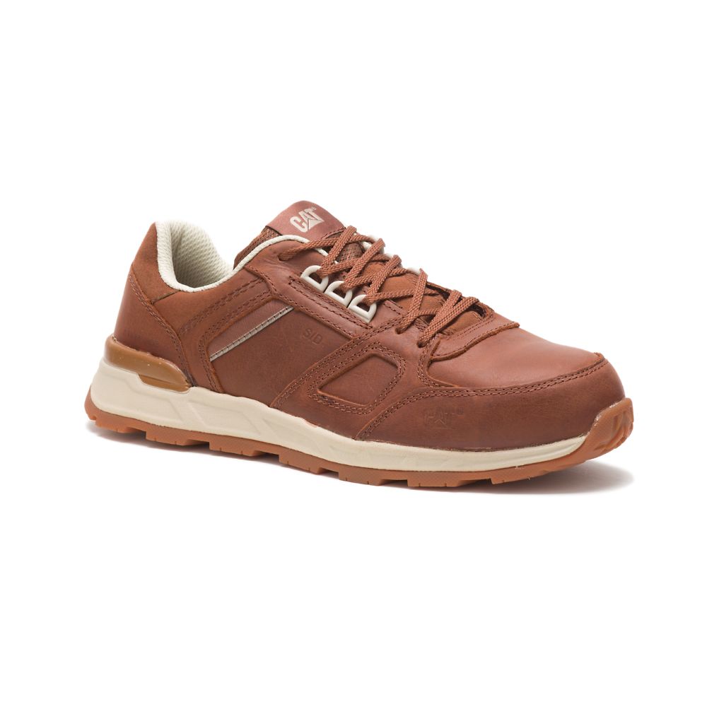 Tenis Para Caminar Caterpillar Woodward SD Steel Puntera Hombre Marrom | MX2624GL