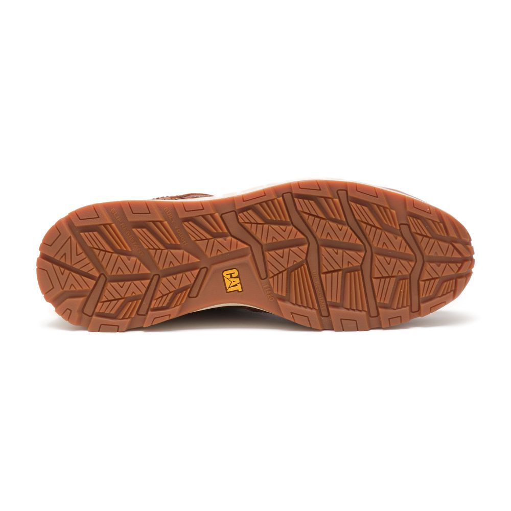 Tenis Para Caminar Caterpillar Woodward SD Steel Puntera Hombre Marrom | MX2624GL