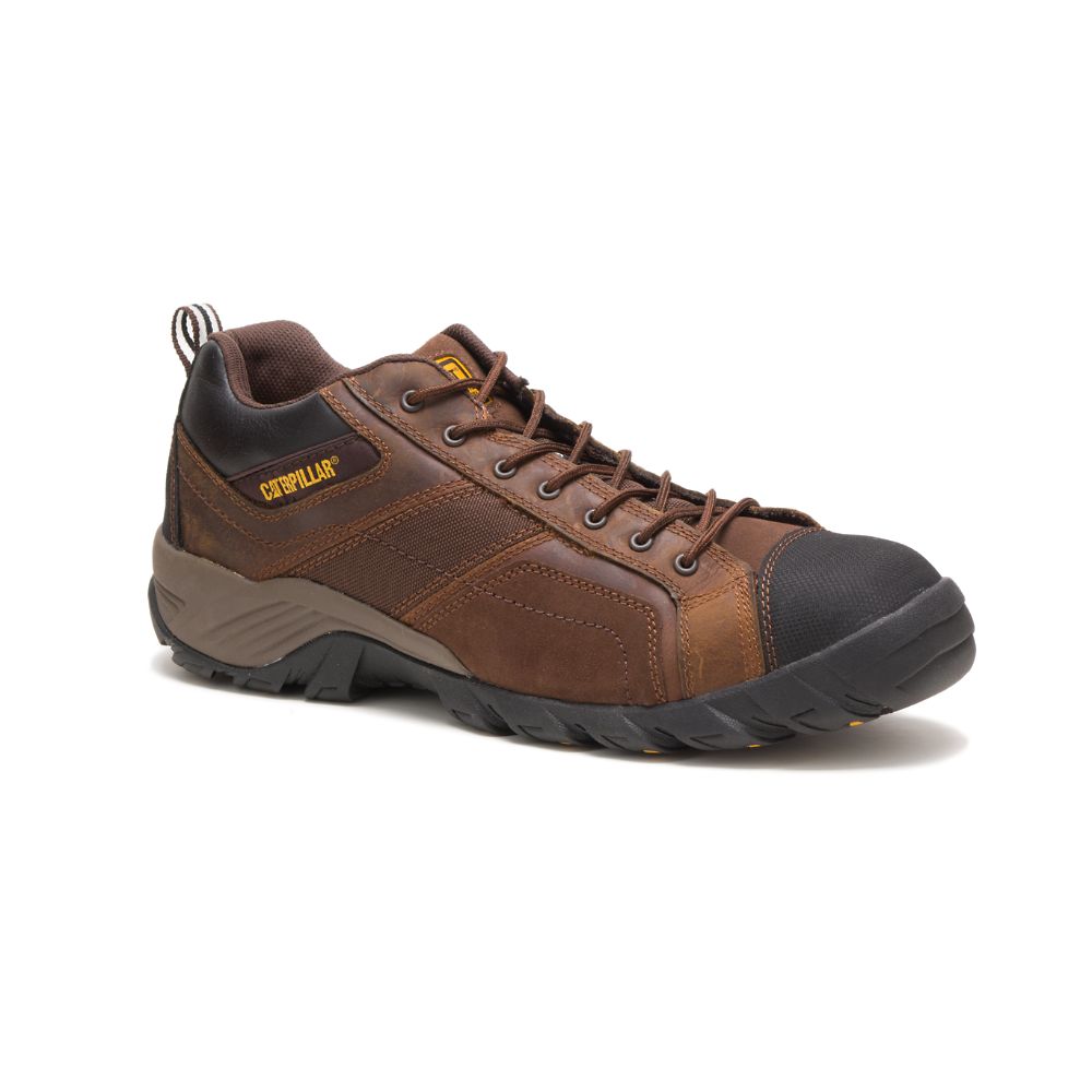 Zapatos De Trabajo Caterpillar Argon Composite Puntera Hombre Cafes | MX2603OR