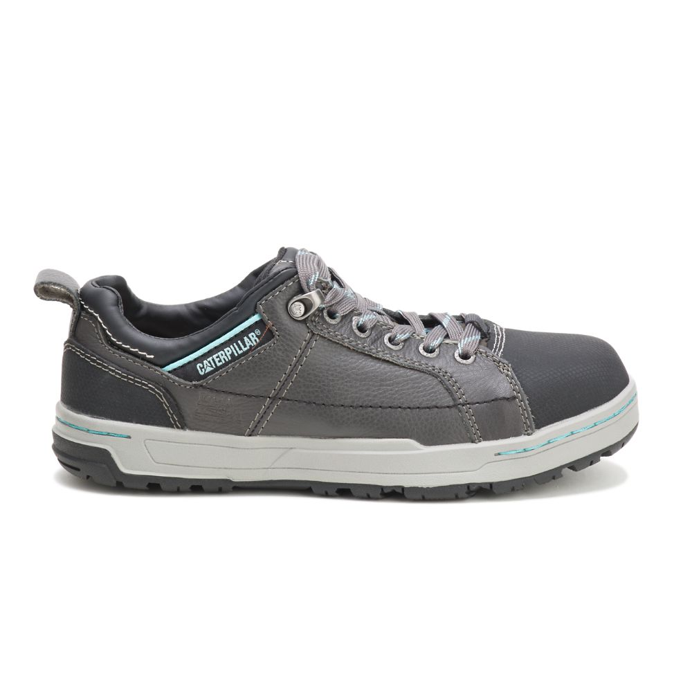 Zapatos De Trabajo Caterpillar Brode Steel Puntera Mujer Grises | MX2408CE