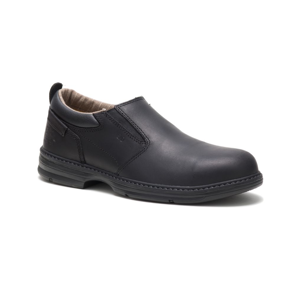 Zapatos De Trabajo Caterpillar Conclude Steel Puntera Hombre Negros | MX2718PQ