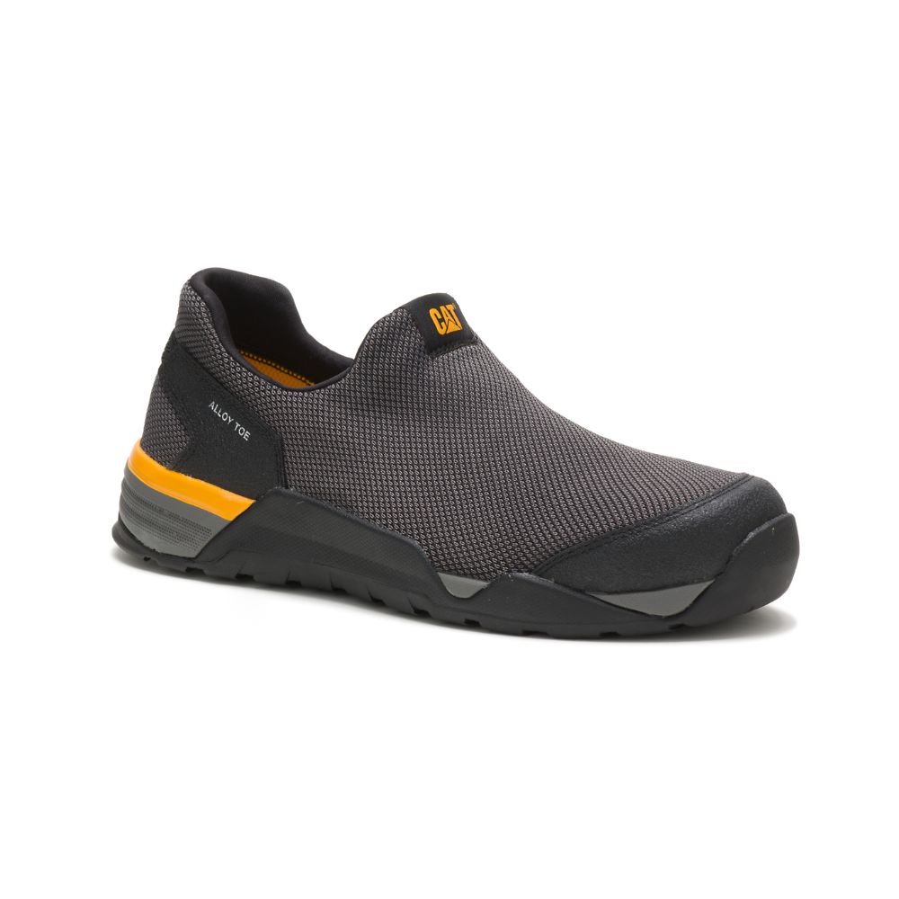 Zapatos De Trabajo Caterpillar Sprint Moc Alloy Puntera Hombre Negros | MX2597GL