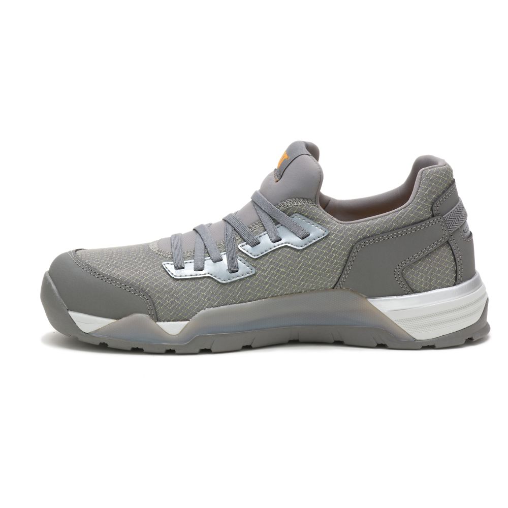 Zapatos De Trabajo Caterpillar Sprint Textil Alloy Puntera Hombre Plateados | MX2596HK