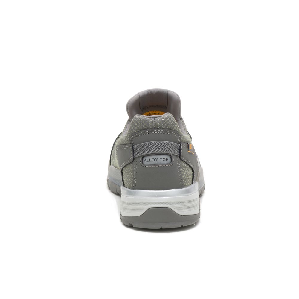 Zapatos De Trabajo Caterpillar Sprint Textil Alloy Puntera Hombre Plateados | MX2596HK