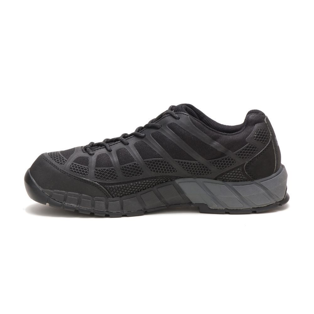 Zapatos De Trabajo Caterpillar Streamline Composite Puntera Hombre Negros | MX2600SO