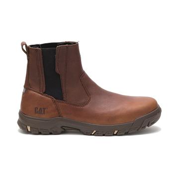 Botas De Trabajo Caterpillar Abbey Steel Puntera Mujer Cafes | MX2519GL