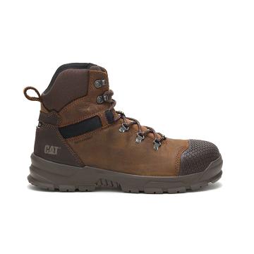 Botas De Trabajo Caterpillar Accomplice X Impermeables Steel Puntera Hombre Marrom | MX2723TV