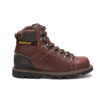 Botas De Trabajo Caterpillar Alaska 2.0 Hombre Marrom | MX2770AP