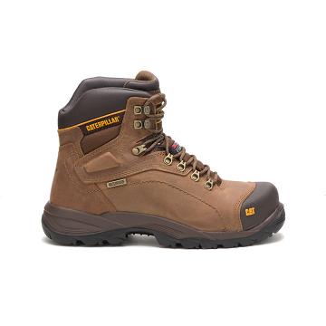 Botas De Trabajo Caterpillar Diagnostic Hi Impermeables Thinsulate™ Steel Puntera Hombre Marrom | MX2791IS