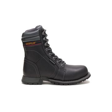 Botas De Trabajo Caterpillar Echo Impermeables Steel Puntera Mujer Negros | MX2504RW