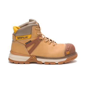 Botas De Trabajo Caterpillar Excavator Superlite Impermeables Carbon Composite Puntera Hombre Naranjas | MX2737JJ