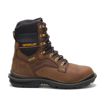 Botas De Trabajo Caterpillar Flexion Generator 8" Impermeables Thinsulate™ Steel Puntera Hombre Cafes | MX2790OR