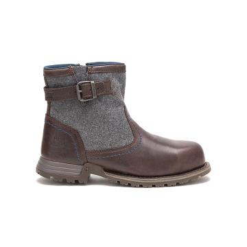 Botas De Trabajo Caterpillar Jace Steel Puntera Mujer Vino | MX2553UT