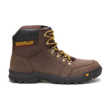 Botas De Trabajo Caterpillar Outline Hombre Cafes | MX2786DN