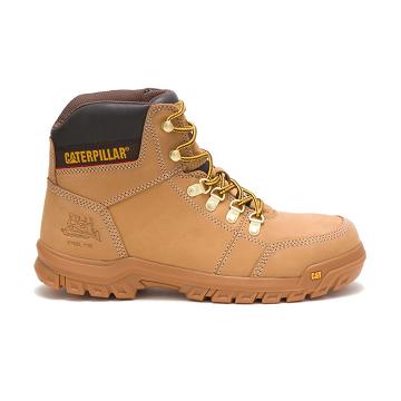 Botas De Trabajo Caterpillar Outline Steel Puntera Hombre Marrom | MX2779WY